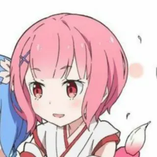 🍓 Ram Re:Zero Anime, Re Zero, Ram, Carina, Waifu telegram sticker