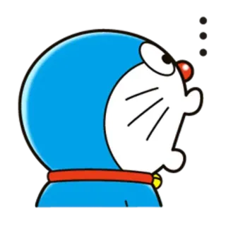 💬 Doraemon Anime, Cartoon, Katze, Blau telegram sticker