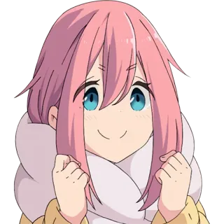 ✊️ 动漫, 女孩, 粉色头发, 角色 telegram sticker