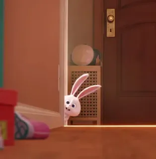 ❄ Snowball The Secret Life of Pets rabbit, bunny, cartoon, animation, pet, cute telegram sticker