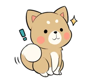🐶 собака, шиба-ину, милый, животное, питомец, щенок, каваий telegram sticker
