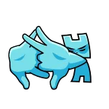 👊 ジェスチャー, ハンドサイン, デジタルアート, 漫画のキャラクター, 攻撃的なジェスチャー telegram sticker