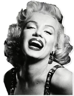 Marilyn Monroe whatsapp stickers