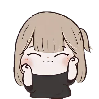 🐼 Kartun, Lucu, Gadis, Stiker, Karakter, Kawaii telegram sticker