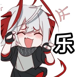 😆 乐 Anime, Cartoon, Chibi, Schattig, Blij, Vrolijk, Manga telegram sticker