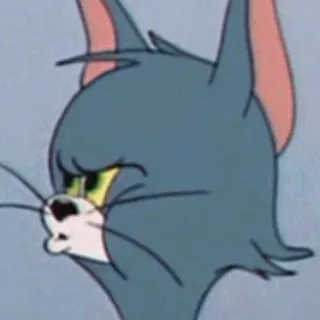 ⚡️ Tom Cat Tom and Jerry Desenho animado, Gato, Meme, Engraçado, Expressão, Sarcástico telegram sticker