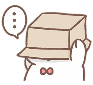 🧺 cat, box, cartoon, animal, cute, sticker whatsapp sticker
