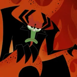 😐 Aku Samurai Jack Cartone animato, Cattivo, Aku, Samurai Jack, Animazione whatsapp sticker