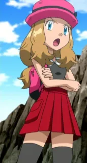 😡 Serena Pokemon Аниме, Персонаж, Серена, Покемон whatsapp sticker