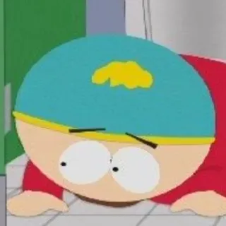 👀 Eric Cartman South Park cartone animato, commedia, personaggio, south park, eric cartman telegram sticker