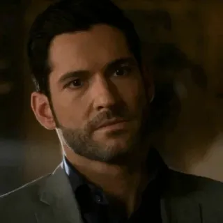 😐 Lucifer Morningstar Lucifer телешоу, люцифер, том эллис, сверхъестественное, дьявол, fox, netflix telegram sticker