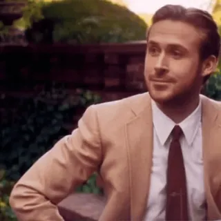 😘 Ryan Gosling, meme, actor, celebrity, smile telegram sticker