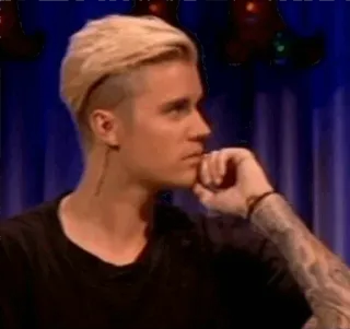 😳 Justin Bieber celebrità, cantante, Justin Bieber, profilo, musicista telegram sticker