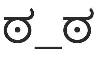 😐 Meme, Uitdrukking, Internet, Gezicht, Emoji telegram sticker