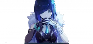 🎲 Yelan Genshin Impact Anime, Videogioco, Femmina, Personaggio, Yelan, Genshin Impact telegram sticker