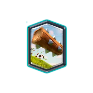 💎 Clash Royale la bûche, bûche, roulement, bois, Clash Royale, jeu whatsapp sticker