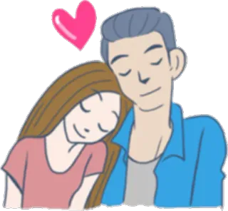 👫 amor, casal, relacionamento, romance, coração, desenho animado, afeição, juntos telegram sticker