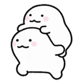 💬 милый, капля, каваий, стопка, дружелюбный, мультяшный, талисман whatsapp sticker