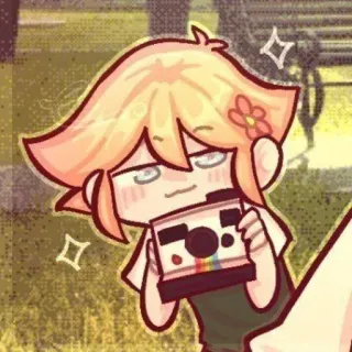 📷 Basil Omori Anime, Kreskówka, Słodkie, Postać, Gra wideo, Omori telegram sticker