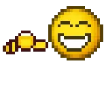🤪 emoji, smiley face, pixel art, sleeping telegram sticker