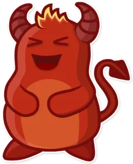 Little Daemo whatsapp stickers
