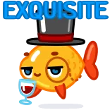 Gold Fish telegram stickers