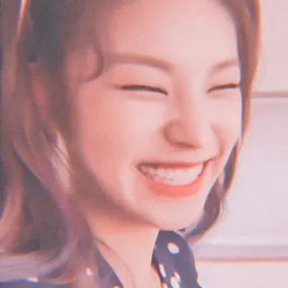 🐧 rosto sorrindo, coreano, ídolo, mulher, retrato, sorriso telegram sticker