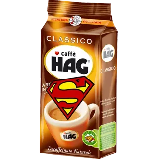 ☺️ Superman CLASSICO, HAG, Decaffeinato Naturale café, superman, descafeinado, café hag, bebida, comida telegram sticker