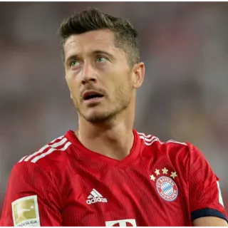 🙄 Robert Lewandowski fútbol, fútbol, atleta, jugador, deporte telegram sticker
