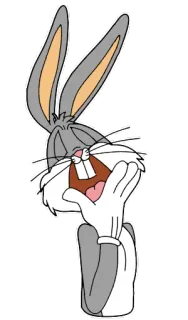 🥱 Bugs Bunny Looney Tunes dibujos animados, conejo, conejo, Looney Tunes, animación telegram sticker