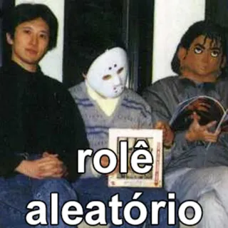 🤪 rolê aleatório meme, random, funny whatsapp sticker