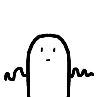 🌱 막대인간, 만화, 미니멀리즘, 캐릭터, 단순한, 드로잉 telegram sticker