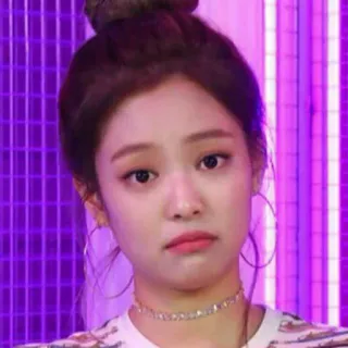 ☹ Jennie K-Pop, Sänger, Promi, Idol, Frau telegram sticker