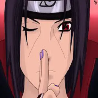 🙂 Itachi Naruto Itachi, Naruto, Anime, Sst, Diam, Jari di bibir telegram sticker