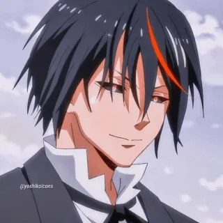 🥀 Diablo That Time I Got Reincarnated as a Slime Anime, Demonio, Pelo negro, Diablo, Manga, Tensura whatsapp sticker