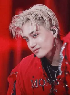 ➰ MONS person, man, singer, K-pop, portrait, celebrity, idol whatsapp sticker