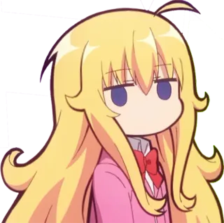 😒 anime, manga, cartoon, girl, cute, expression telegram sticker
