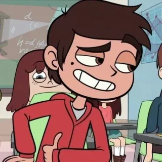 💫 Marco Diaz Star vs. the Forces of Evil cartoon, character, thumbs up telegram sticker