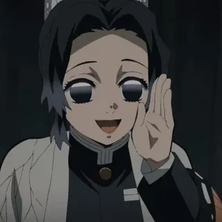 💜 Shinobu Kocho Demon Slayer Anime, Shinobu Kocho, Demon Slayer, Kreskówka, Postać telegram sticker