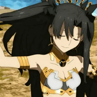 🙂 Ishtar Fate/Grand Order Anime, Personaje, Mujer, Oro, Ishtar telegram sticker
