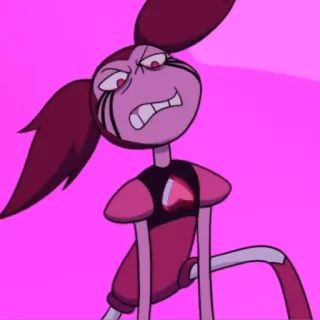 🤨 Spinel Steven Universe cartoon, character, Spinel, Steven Universe, animation whatsapp sticker