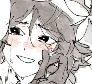 😢 Anime, Weinend, Errötend, Cartoon, Traurig telegram sticker
