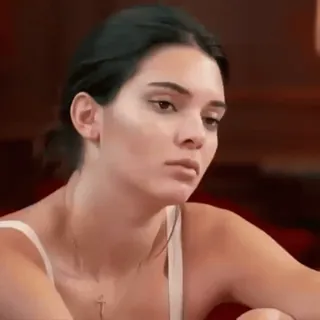 😐 Kendall Jenner Модель, Человек, Женщина, Знаменитость whatsapp sticker