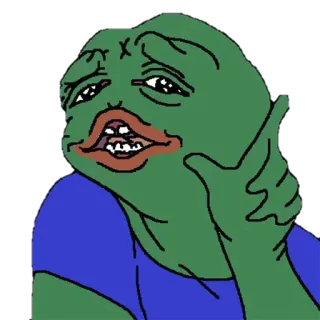 😐 Pepe the Frog Pepe, Sapo, Meme, Meme da Internet whatsapp sticker