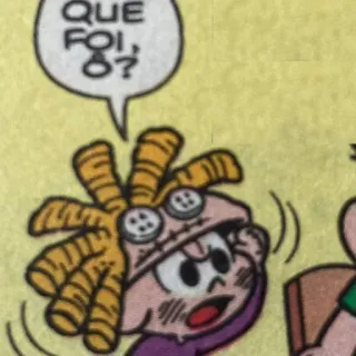 😒 QUE
FOI,
Ô? kartun, gelembung ucapan, pertanyaan, brasil, komik telegram sticker