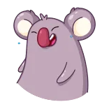 😂 коала, животное, мультфильм, счастливый, милый whatsapp sticker