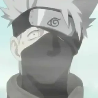 ⚡️ Kakashi Naruto anime, naruto, kakashi, ninja, manga, character telegram sticker