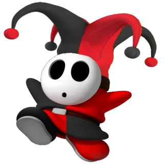 🤡 Shy Guy Tímido, Nintendo, Mario, Personagem, Bobo da Corte telegram sticker