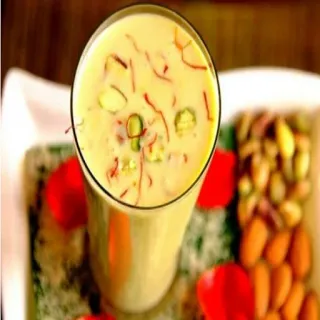 🍹 Getränk, Getränk, Milch, Nüsse, Safran, Essen telegram sticker