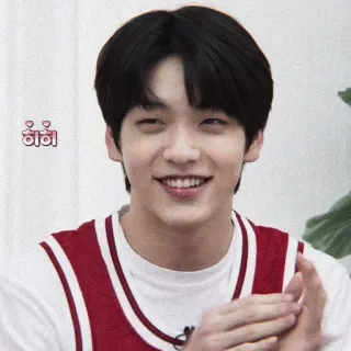 🎐 히히 sorriso, feliz, menino, fofo, coreano, homem whatsapp sticker